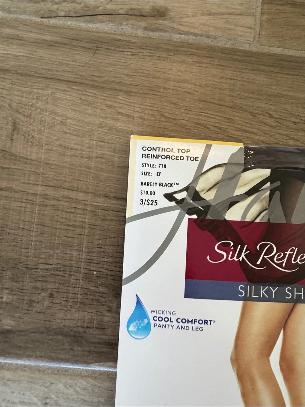 New lot of 3 Hanes Silk Reflexion EF Control Top Pantyhose